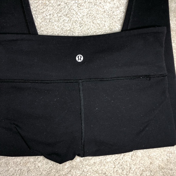 Lululemon Wonder Under Black Leggings Size 4 - Picture 3 of 4